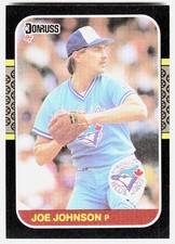 1987 Donruss #650 Joe Johnson - EX