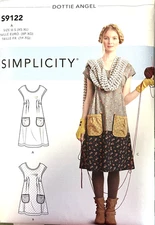 Simplicity  Pattern S9122  Misses Dress or Tunic  Sizes XS - XL  Boho Chic