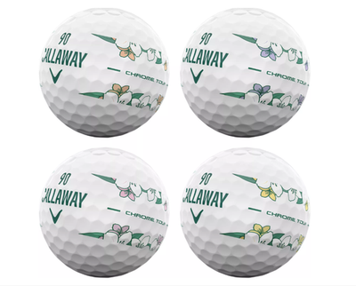 Callaway 2026 APRIL MAJOR 360 Stripe Chrome Tour Golf Balls