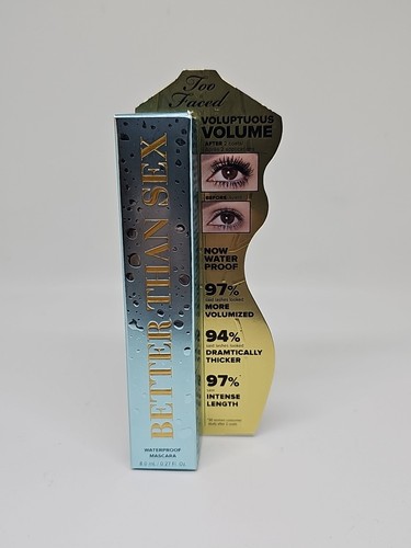 Too Faced BETTER THAN SEX Waterproof Mascara 0.27 FULL SIZE BRAND NEW - Picture 2 of 8