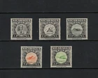 T0366   Nicaragua  1954   military  Air Force  SHORT-SET   5v.   MNH