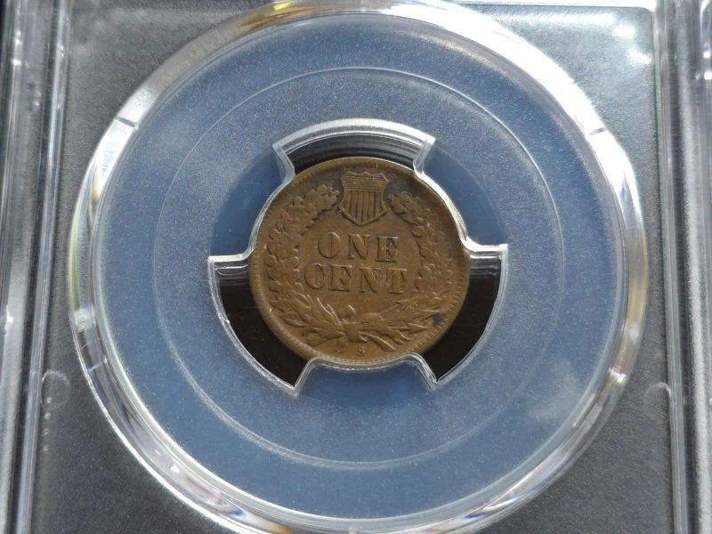 1908-S Indian Head Cent PCGS Graded VF25 #37835315 - Image 4 of 4