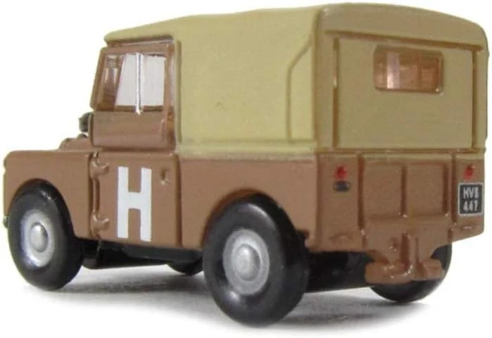 Oxford Diecast Sand/Military Land Rover 88 - 1:148 N Scale - Immagine 2 di 3