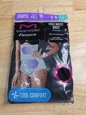 NEW SIZE S WOMEN MAIDENFORM FLEXEES COOL COMFORT FIRM CONTROL HIGH WAIST BRIEF