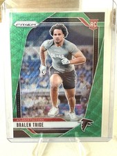 2024 Panini Prizm - Rookies Bralen Trice #312 Green Wave Prizm (RC) ⭐️