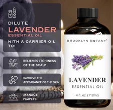Brooklyn Botany Lavender Essential Oil 4oz Pure Natural Aromatherapy Diffuse-USA