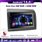 Qualcomm Android 14 Car Stereo GPS Sat Nav Fiat Ducato Citroen Jumper Peugeot Boxer