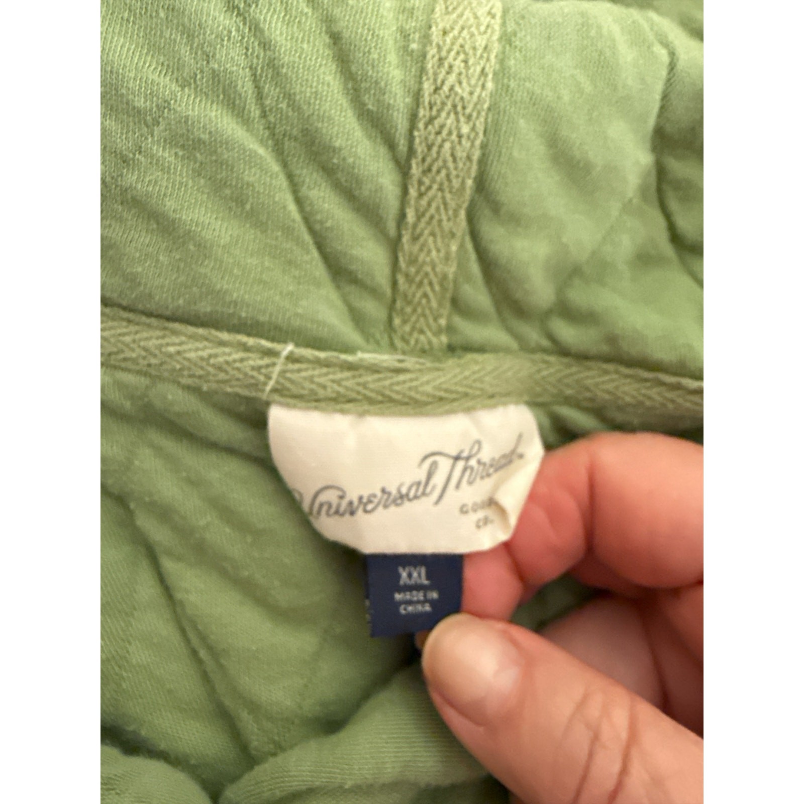 Universal Thread Quilted Hoodie Pullover Jacket G… - image 8