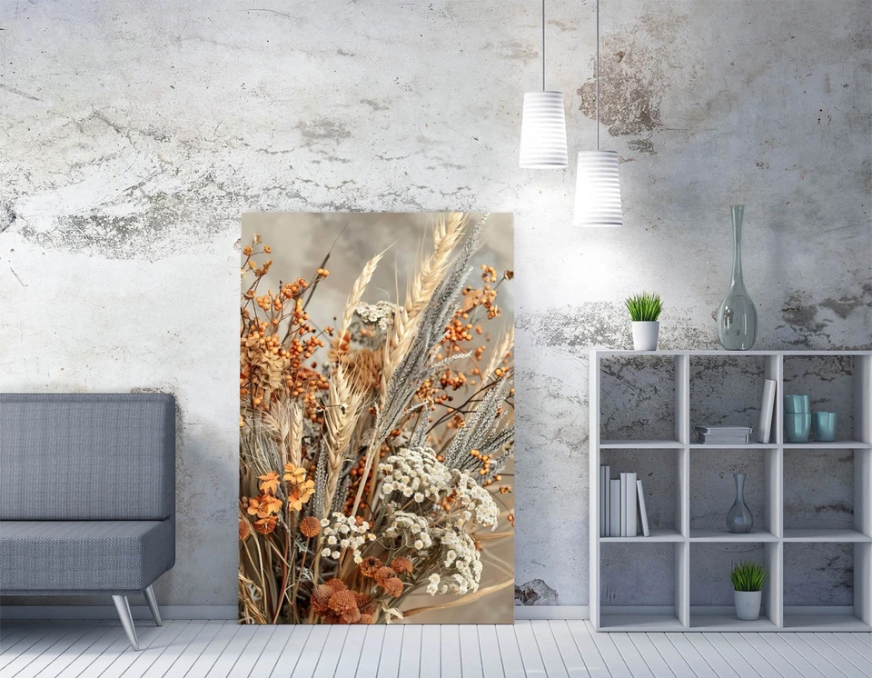 BOUQUET OF WILD FLOWERS HOME DECOR DEEP FRAMED CANVAS WALL ART PRINT - Image 2 of 2