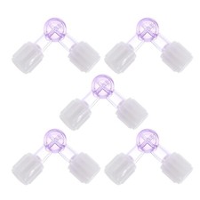 Replacements One-Time Two-Way Valve Tubes 10Pcs for Medical Beauty Salon Lab Use
