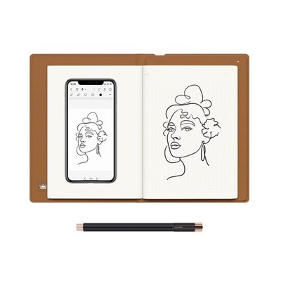 HUION Note 2-in-1 Digital Notebook Drawing Tablet With Battery-free Orange 
