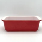 Pyrex Pink Flamingo 213 Bread Loaf Dish 1.5 Qt Vintage Chip on Corner
