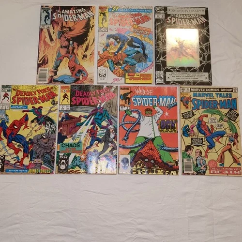 New ListingSpider-Man comic lot Web of #5, Foes of #1,2, Amazing 275,365, Amazing 251