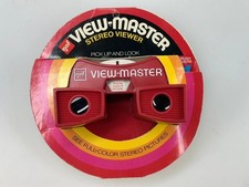 NOS Vtg GAF View Master Bicentennial Red White Blue Stereo Reel Viewer New