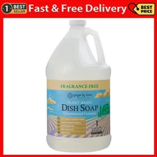 Ginger Lily Farms Botanicals Plant-Based Liquid Dish Soap, Concentrated Formu...