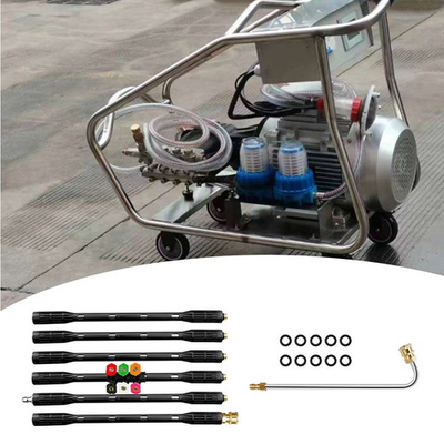 #ad #ad 6 Nozzle Pressure Washer Extension Pole Kit for Efficient Gutter Cleaning $109.19