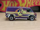 Vintage Hot Wheels Redline Restored Plum Super Van No Side Markers Blue Windows