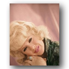 Connie Stevens Photo 8x10 Smiling Portrait 1963 Color Headshot