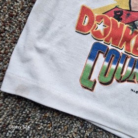 Vintage Donkey Kong Country 1994 Kids Youth Sleep T-shirt Video Game NES