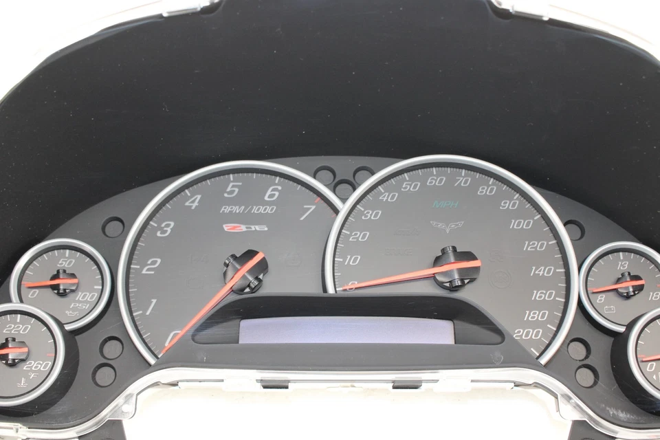 2006-2008 Chevrolet Corvette Z06 Speedometer Cluster 25802192 107K OEM NL103 - Image 3 of 4