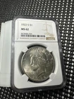 1922 s peace dollar ms62