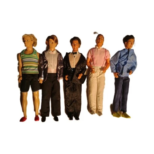 Ken Dolls With Clothes Lot of 4 Tuxedo VTG Barbie Bundle Mattel Rooted Hair