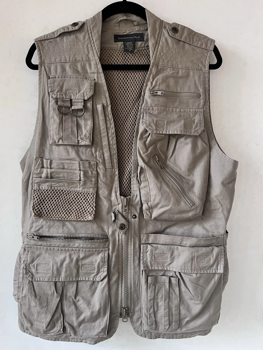 Banana Republic Safari Vest In Fishing Vests for sale | eBay