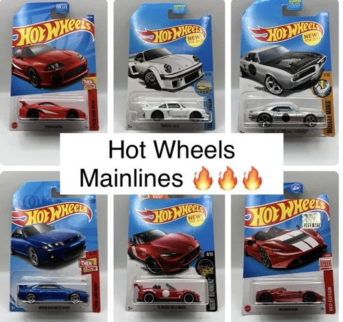 Hot Wheels Mainline Cars Buy in Bulk & Save on Shipping: Multiple Years