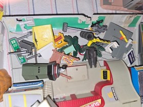 HUGE Lot of Micro Machine 1980s Galoob Buildings Cars Boats Planes ACCESSORIES