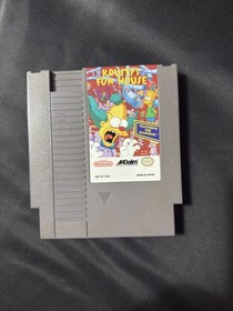 Krusty's Fun House Nintendo NES Video Game Cart - Tested and Cleaned!