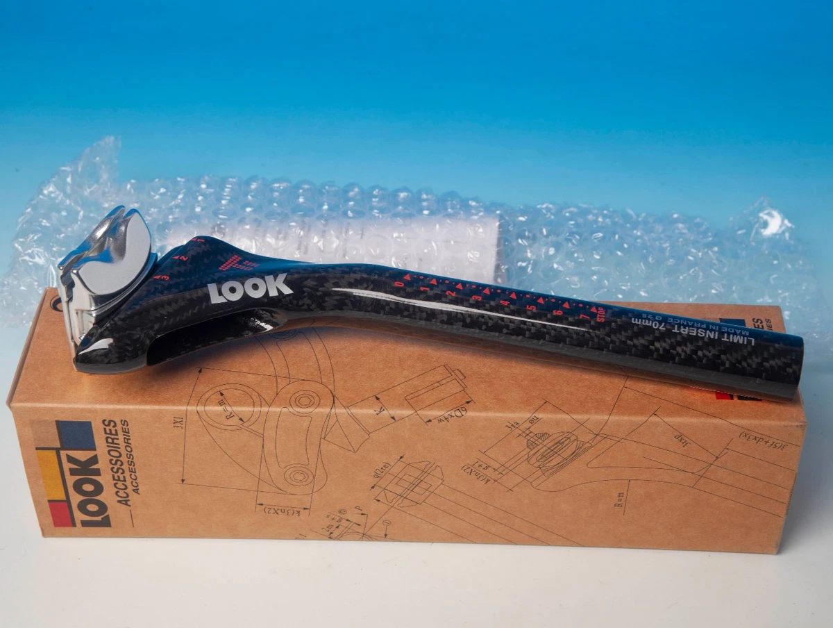 Tige De Selle Carbone Look Ergopost Ti – 25 Mm X 250 Mm, Made In France, Occasion