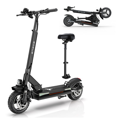 Seated E-Scooter 10'' Vacuum Tires Folding Electric Kick Scooter with Seat 28 MPH