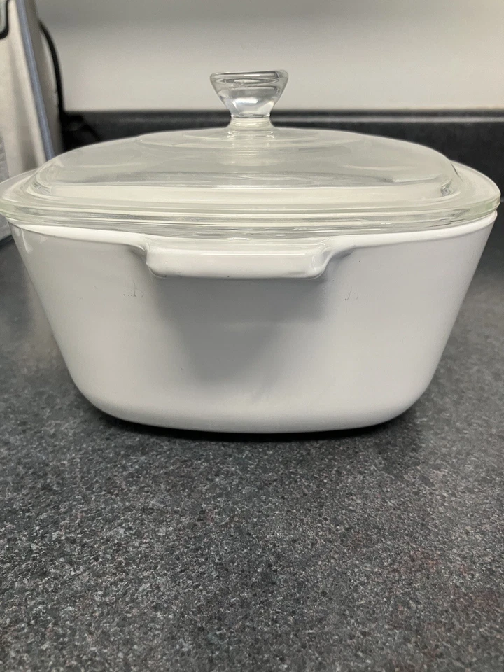 Cazuela vintage Corning Ware azul aciano P-1 3/4-B 1961-66 1,75 qt con tapa Foto 4 de 4