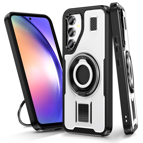 For Samsung Galaxy A55 A54A35A34 A25A24A23A16 A15 Magnetic Armor Ring Stand Case - Picture 14 of 20