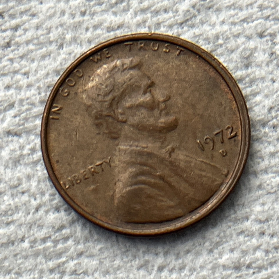 1972 D Lincoln Cent DDO Half Front Side - Image 2 of 4