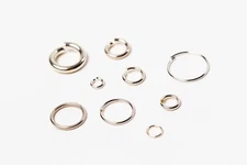 935 Argentium Silver Open Jump Rings Round 24 Gauge Inside dimension 1.6-4.0 mm