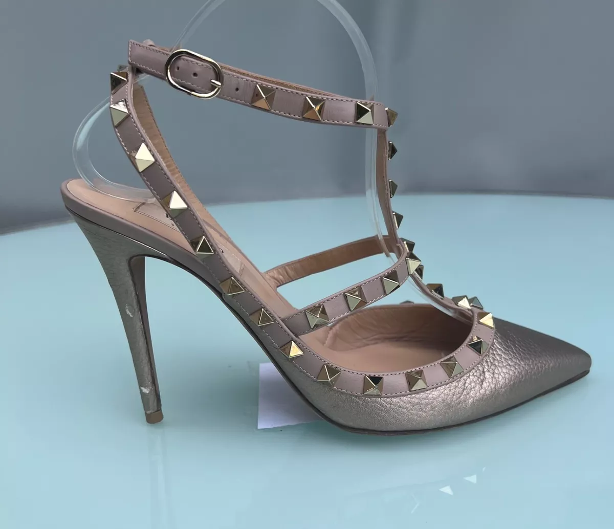 Valentino Garavani Rockstud Ankle Strap Pump Heels EU 40 UK 7 eBay