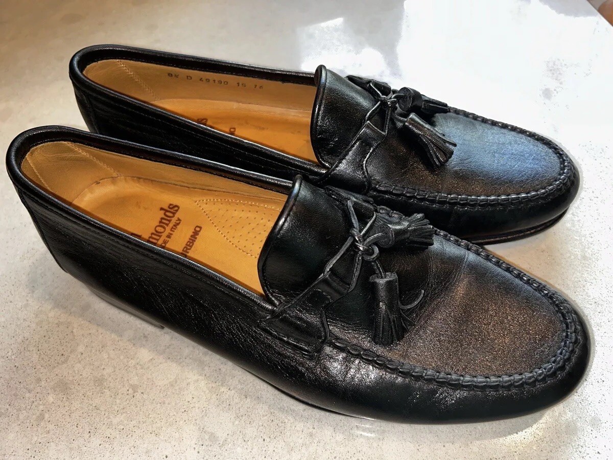 Allen Edmonds Urbino Loafers Men 8.5D Brown Leather Tassel Dress Italy Made Shoe Allen Edmonds Maxfield brown leather tassel | Mercari main image 4