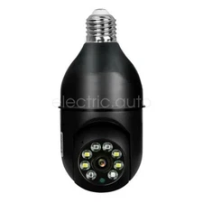 1080P HD WIFI Home Security Camera E27 Light Bulb 360° Rotation Remote Viewing