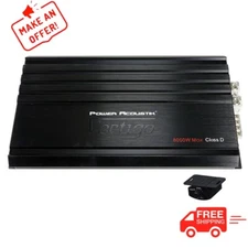 Power Acoustik VA1-8000D Monoblock Amplifier 8000W Max 1 OHM AMP Class D