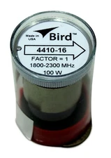  Bird 4410A Wattmeter MultiRange Element 4410-16 1.8-2.3 GHz  .1-100 Watts (New)