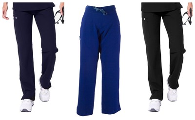FIGS Womens Black Kade Petite Scrub 