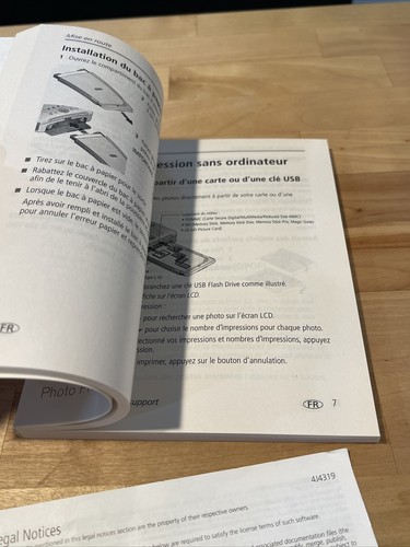 Kodak EasyShare PP500 Printer Manual User's Guide Booklet Paperwork CD Package - Picture 8 of 8