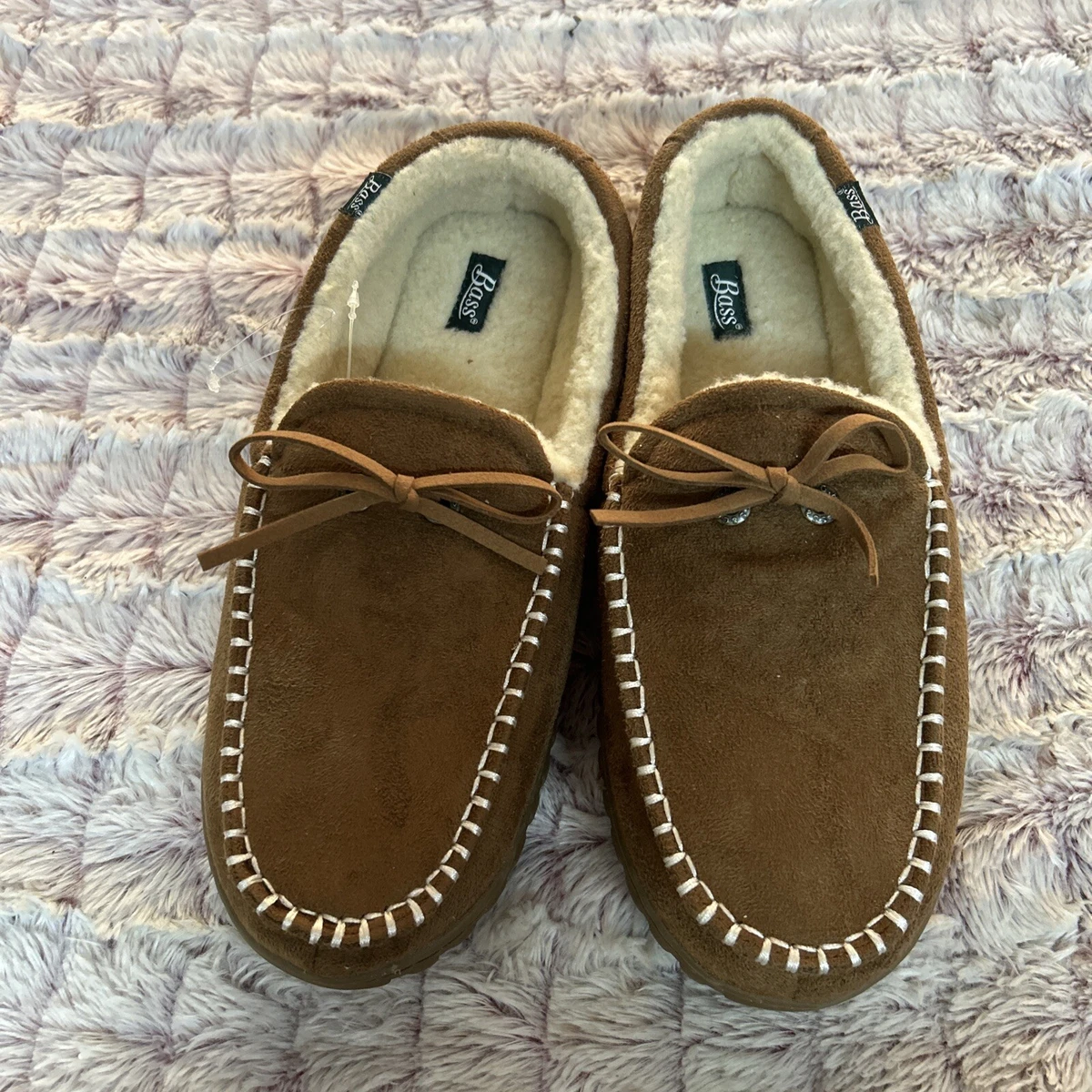 Bass‎ Stalagmite QMP3 Shoes Mens Slip On Leather Suede Moc Size 10 Bass Moccasin Slippers for Men for sale | eBay main image 2