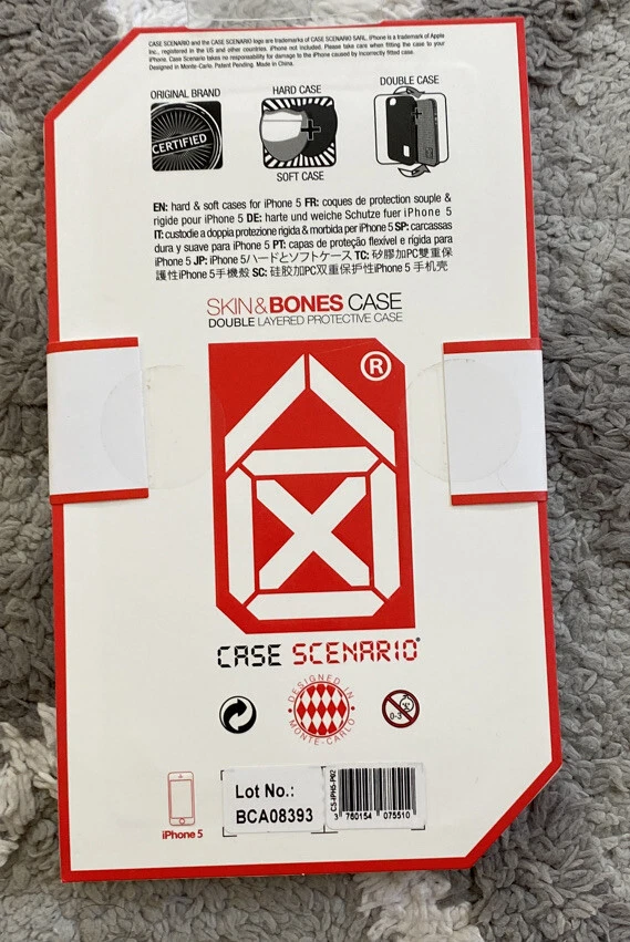 Nuevo En Paquete Estuche Sellado Escenario Iphone 5 Doble Estuche Capa Protección Azul Foto 3 de 4