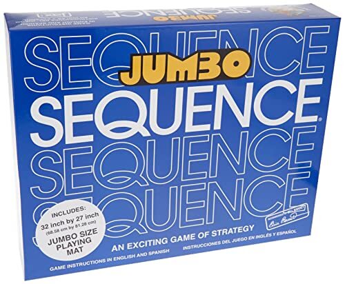 Sequence Jumbo, Fun Family Strategy Game, for 2-12 Players, Ages 7+ - Picture 1 of 5