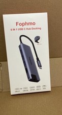 USB-C Multiport Adapter for Macbook, Fophmo 5 in 1 USB C Hub, USB 3.0 5Gbps Data