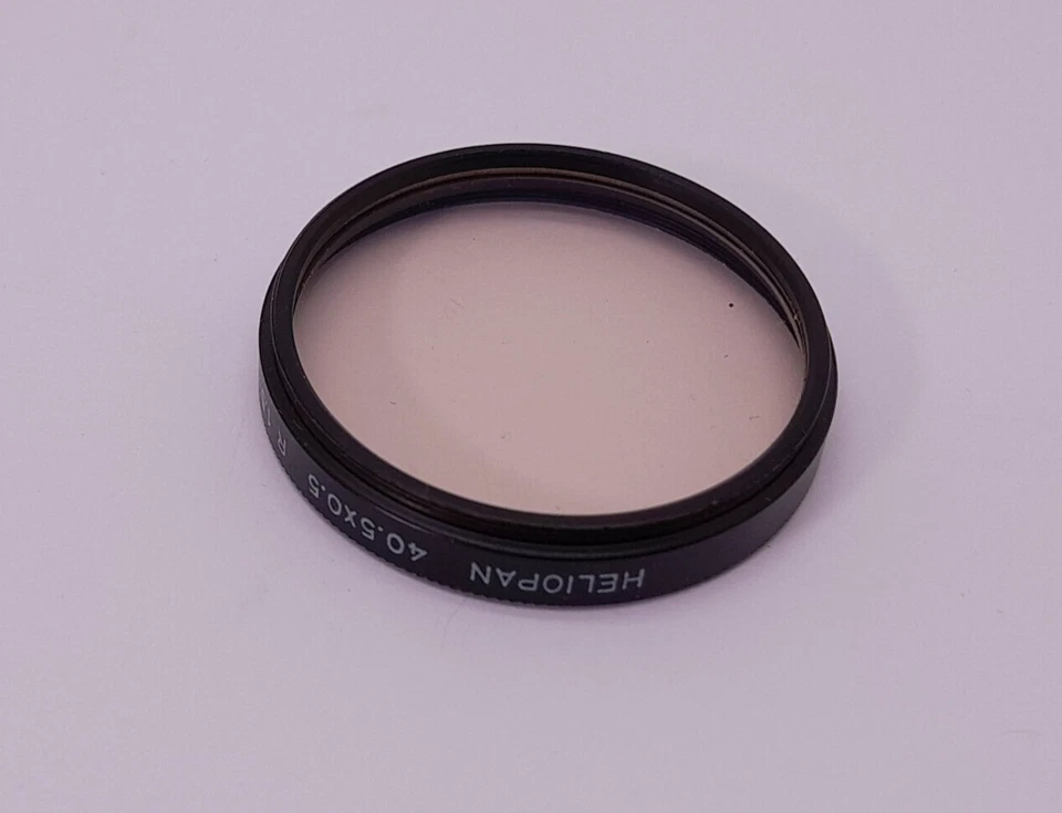 HELIOPAN 40.5mm x 0.5 R1.5 0 VERY LIGHT BROWN SCREW IN FILTER MADE IN GERMANY - Image 4 of 4