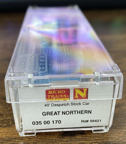 N Scale 03500170 Great Northern 40' Stock Car 56421 C28842 - Foto 2 di 2