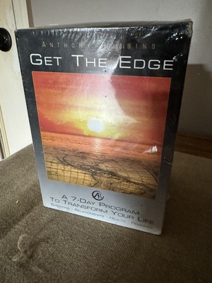 Anthony Tony Robbins Get The Edge 7 Day Program to Transform Your Life CD s 2000